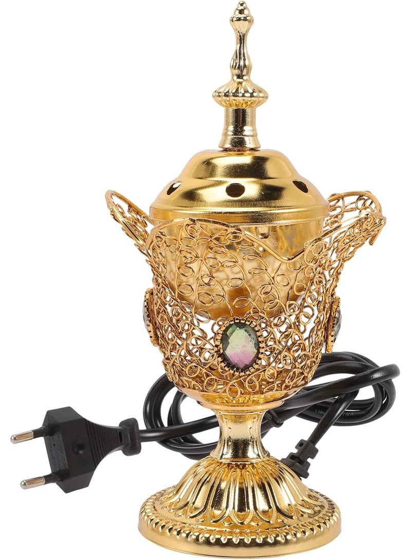 LOISTE Electric Incense Burner / Bakhoor Holder – Resin & Aromatherapy Fragrance Burner for Home & Meditation - Image 1